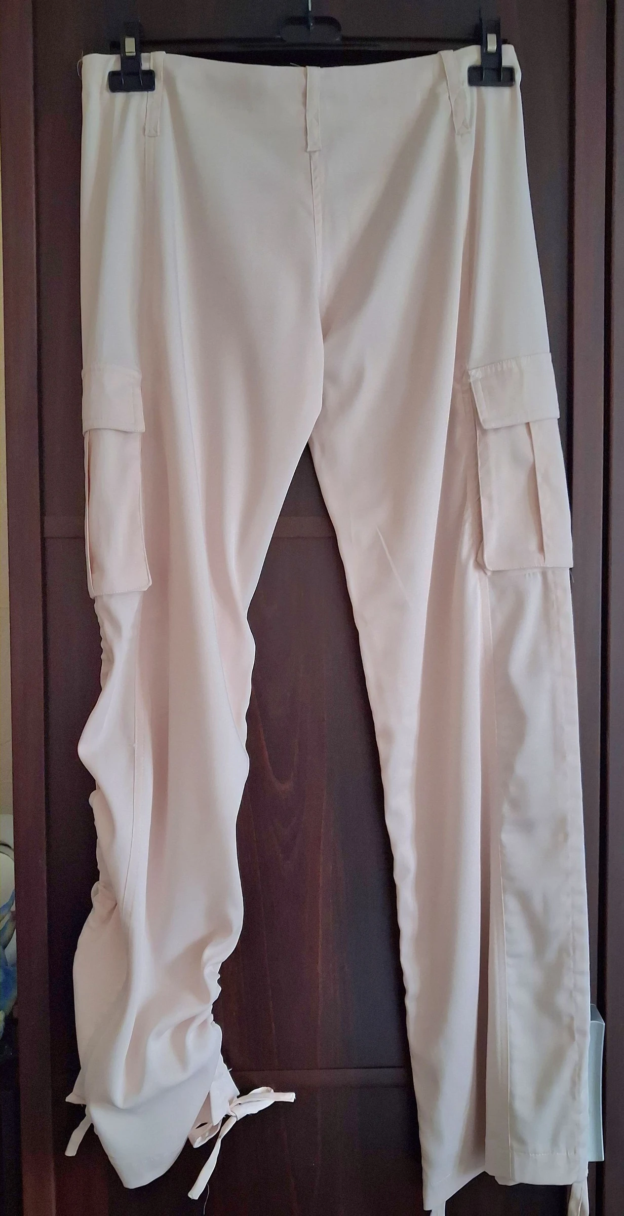 Pantalón cargo para mujer rosa pálido/nude talla 38 – photo 2